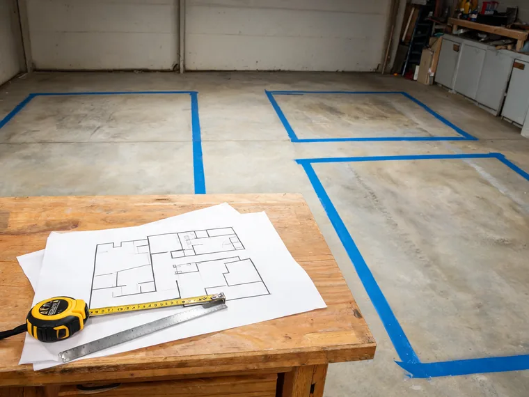 Garage layout planning